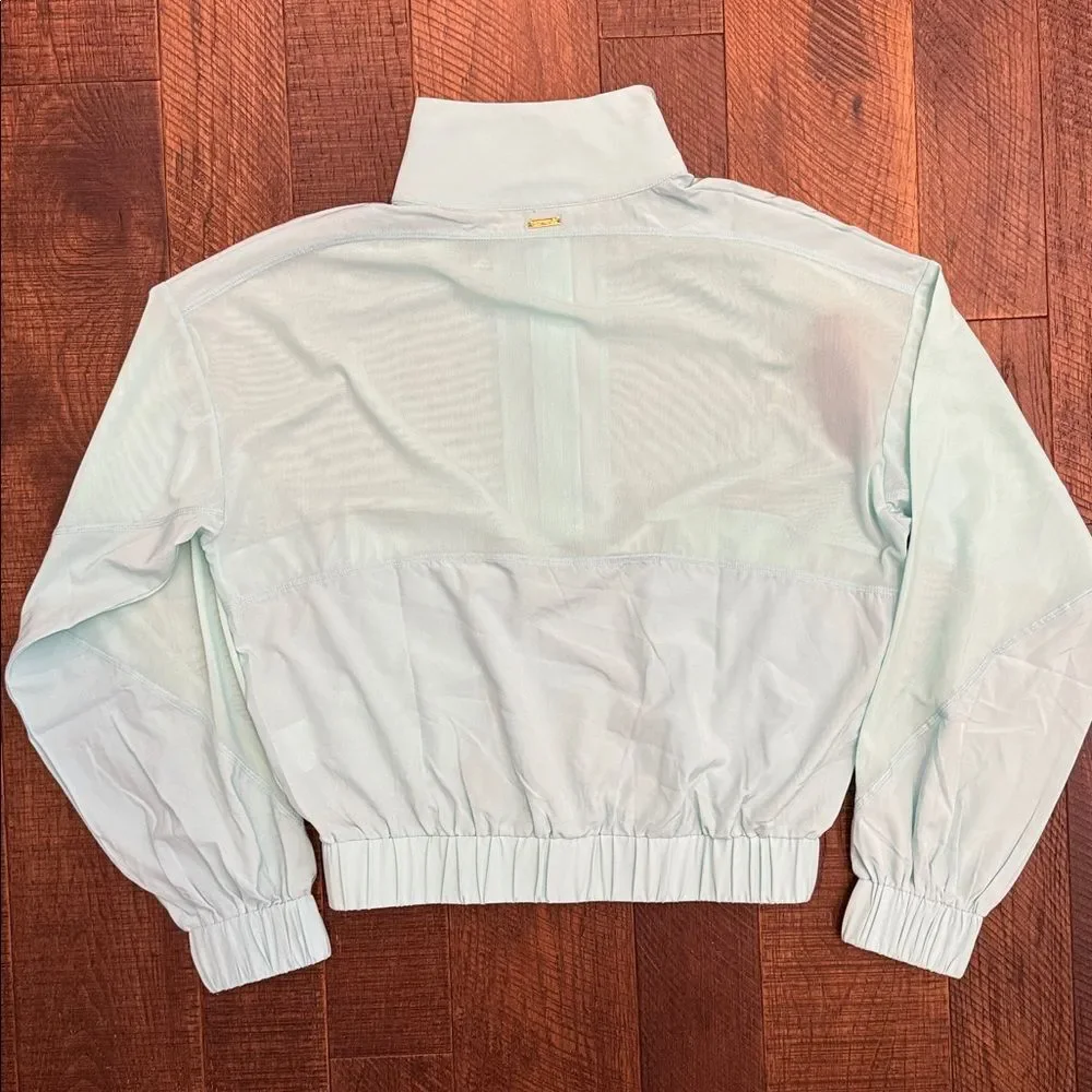Cleo Harper The Strategy Lightweight 1/4 Zip Jacket in Light Blue Small - Picture 5 of 6